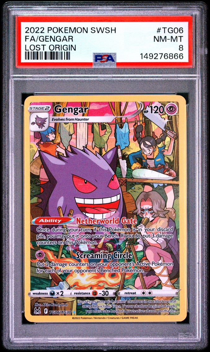2022 #TG06 Full Art/Gengar PSA 8