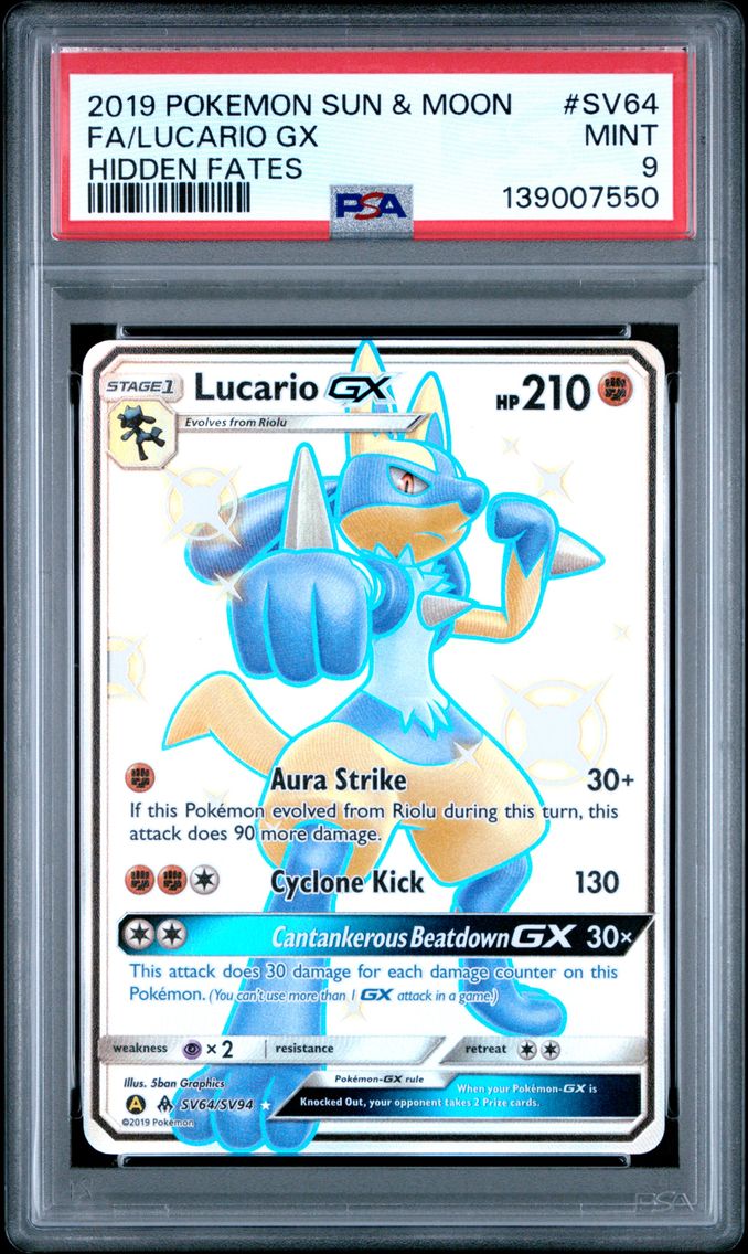 2019 #SV64 Full Art/Lucario GX P