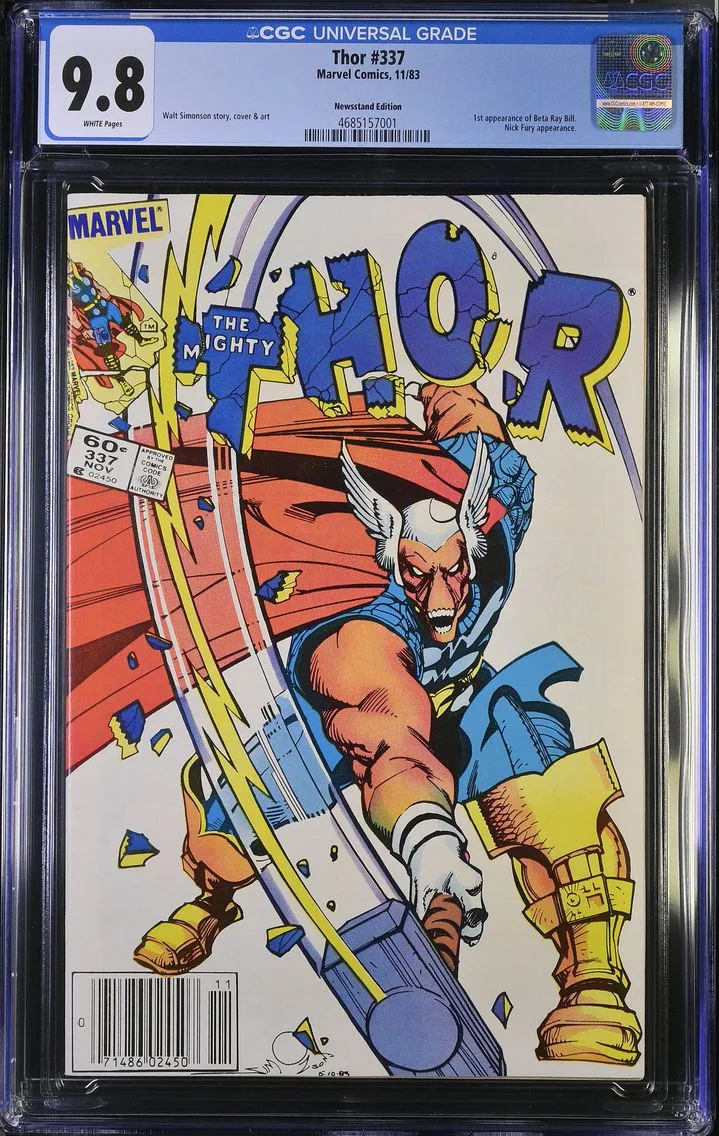 1983 Thor #337 CGC 9.8 Marvel Comics