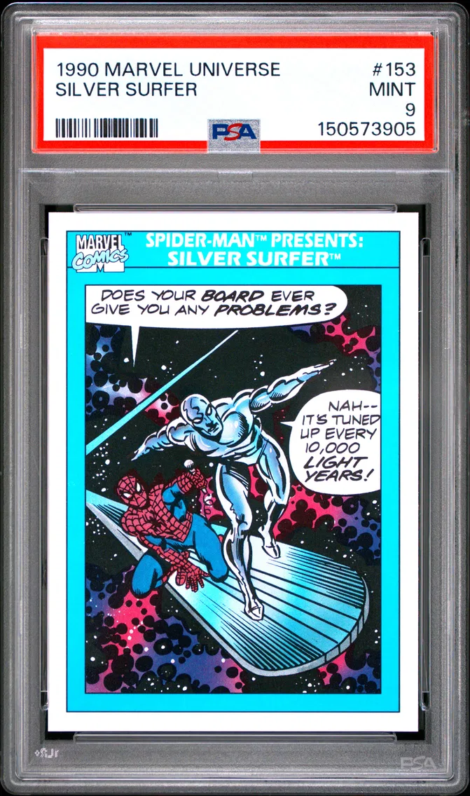 1990 #153 Silver Surfer PSA 9 Marvel Universe