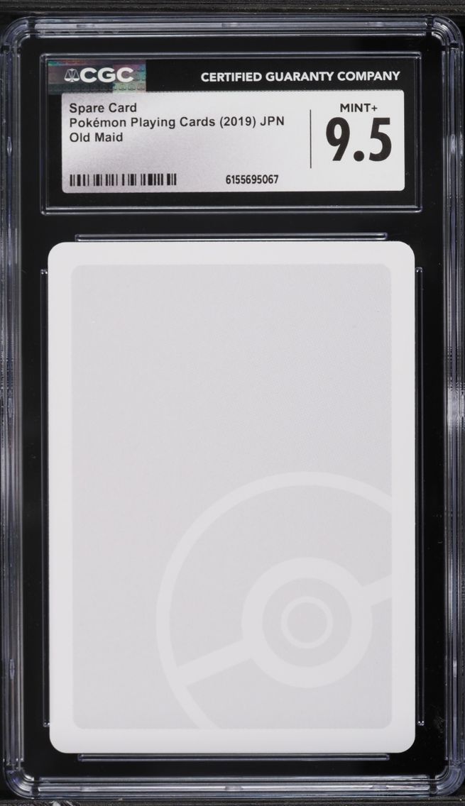 2019 Pokemon Japanese Playing Cards Old Maid Spare Card CGC 9.5 MINT+