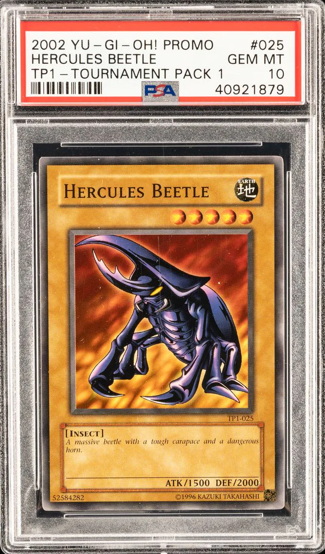 HERCULES BEETLE TP1-025 TOURNAMENT PACK 1 2002 PSA 10