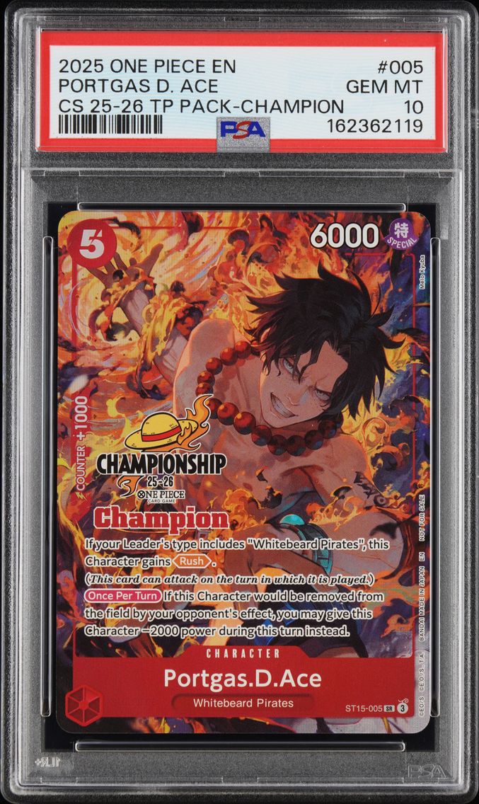 2025 #005 Portgas D. Ace PSA 10 
