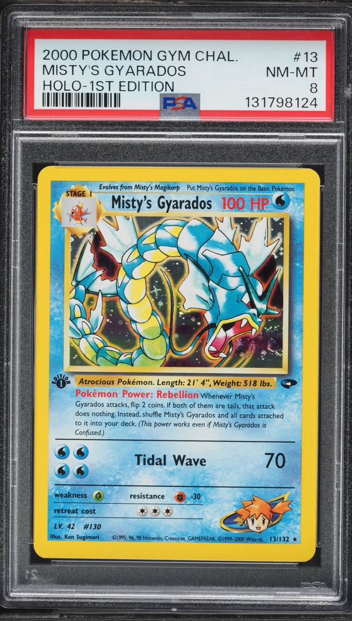 Gym Challenge Holo 1st Edition Misty's Gyarados NM-MT