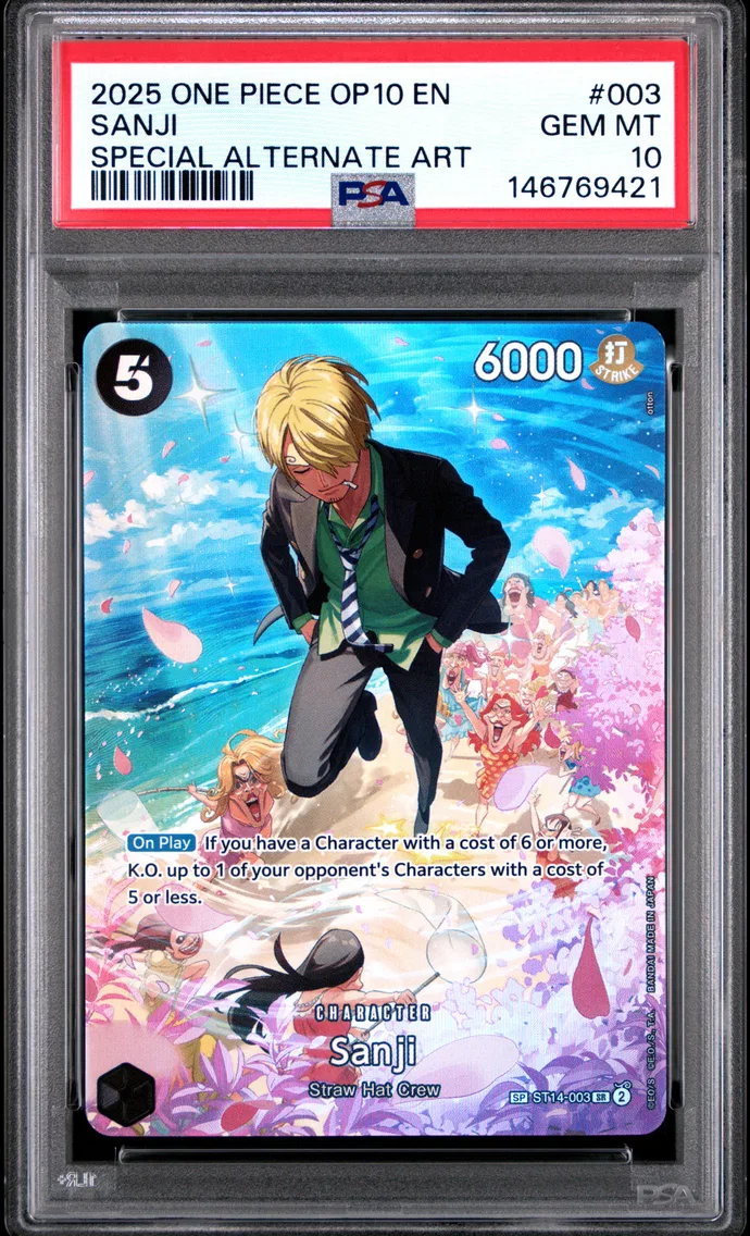 2025 #003 Sanji PSA 10 One Piece OP10-Royal Blood
