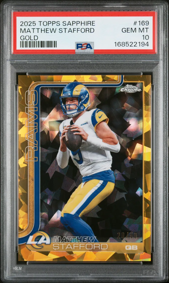 2025 #169 Matthew Stafford PSA 1