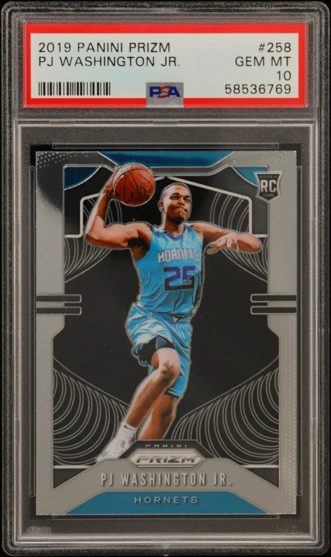 2019 #258 PJ Washington Jr. PSA 10 Panini Prizm
