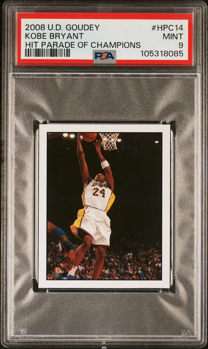 2008 #HPC14 Kobe Bryant PSA 9 Upper Deck Goudey Hit Parade of Champions