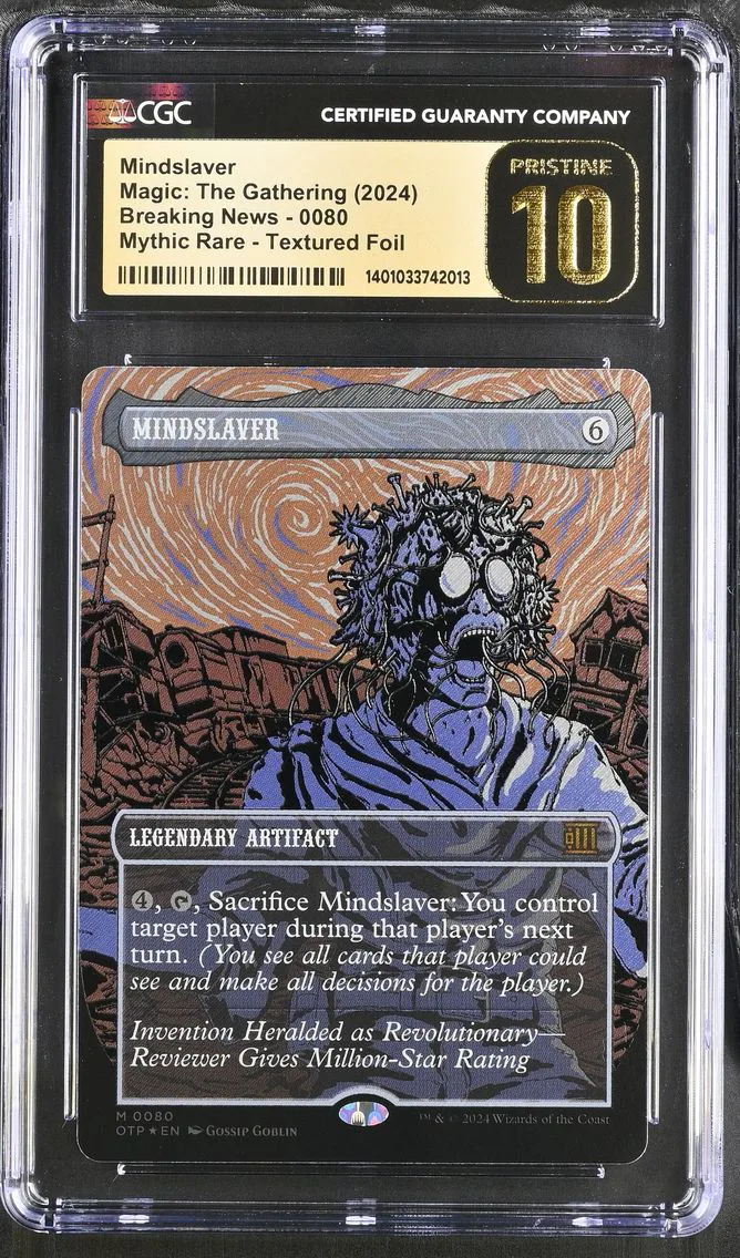 2024 #80 Textured Foil Mindslaver CGC 10 Magic The Gathering MTG Breaking News