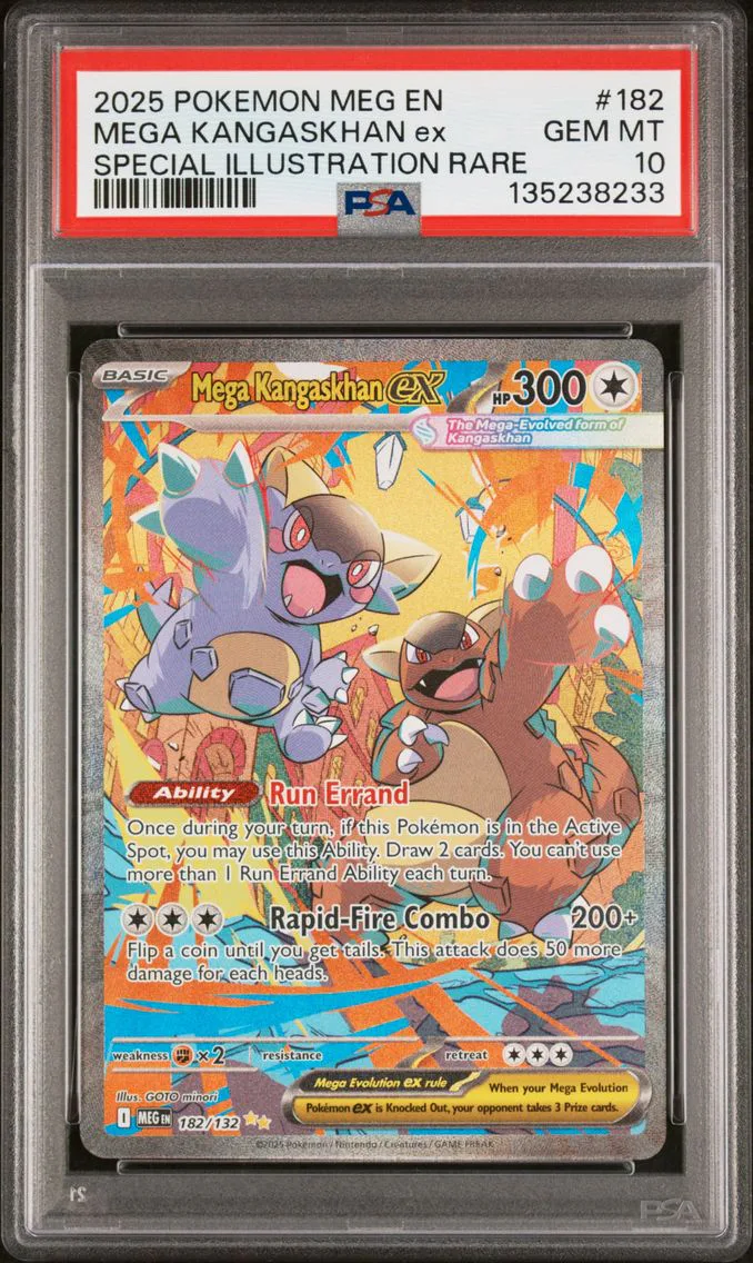 2025 #182 Mega Kangaskhan EX PSA
