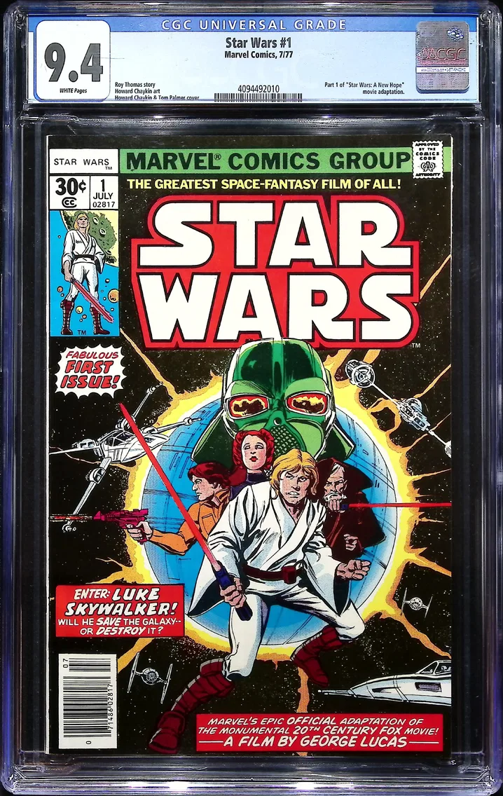 1977 Star Wars #1 CGC 9.4 Marvel Comics