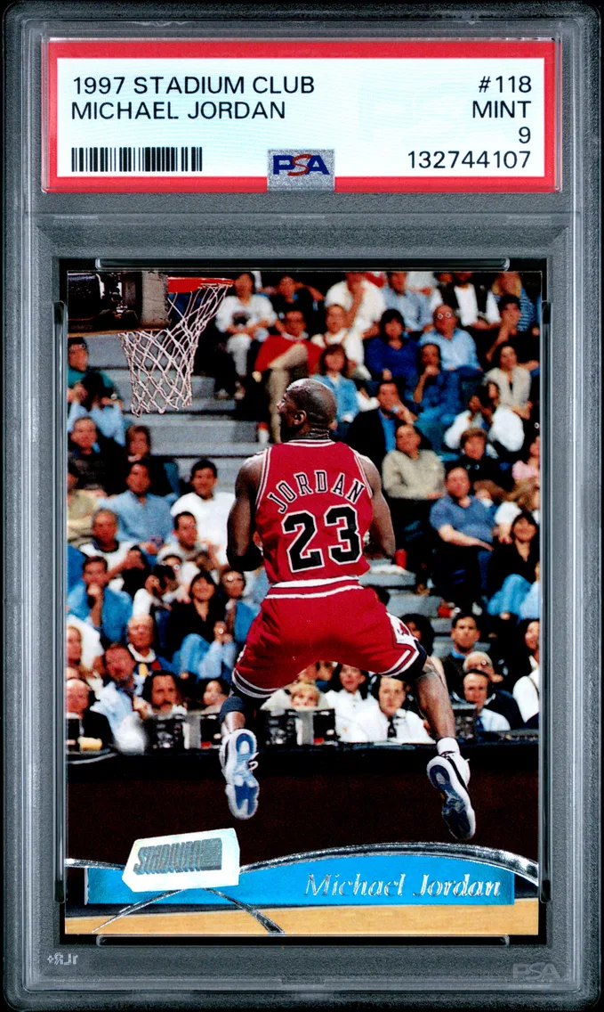 1997 #118 Michael Jordan PSA 9 Stadium Club