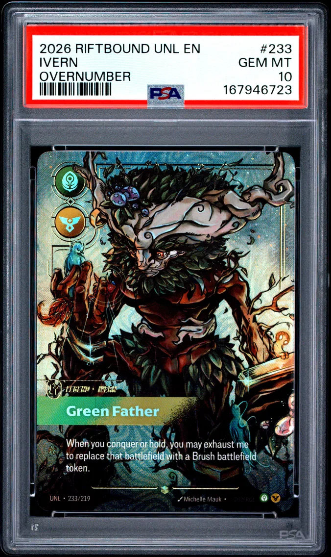 2026 #233 Ivern - Green Father PSA 10 Riftbound: League of Legends Unl-Unleashed