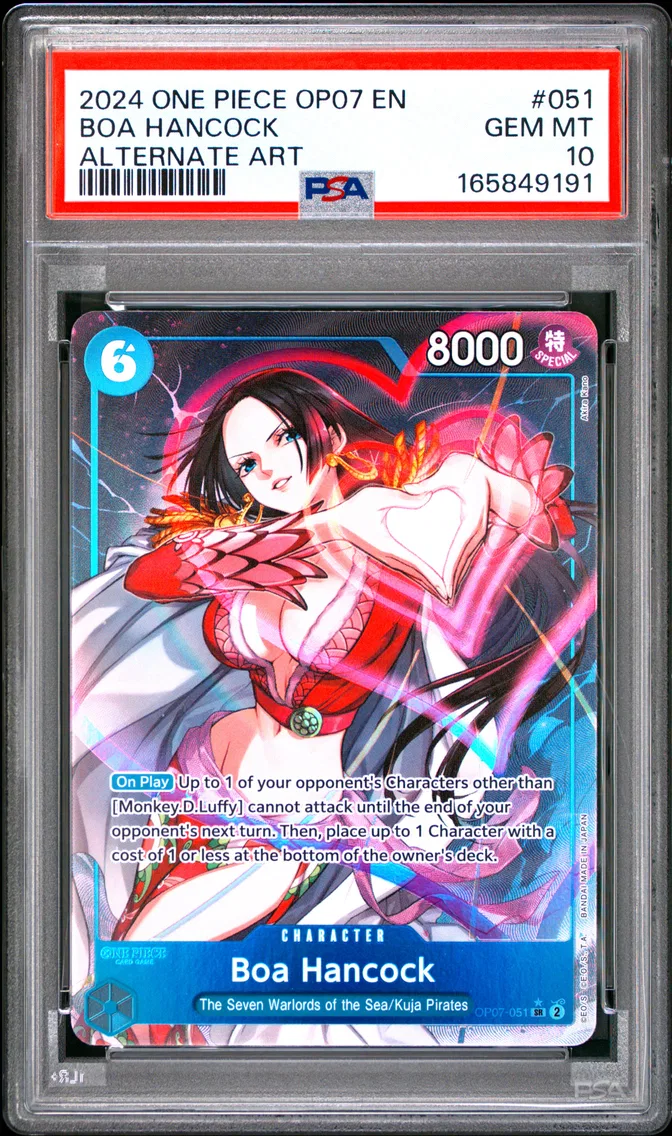 2024 #051 Boa Hancock PSA 10 One Piece OP07-500 Years in the Future