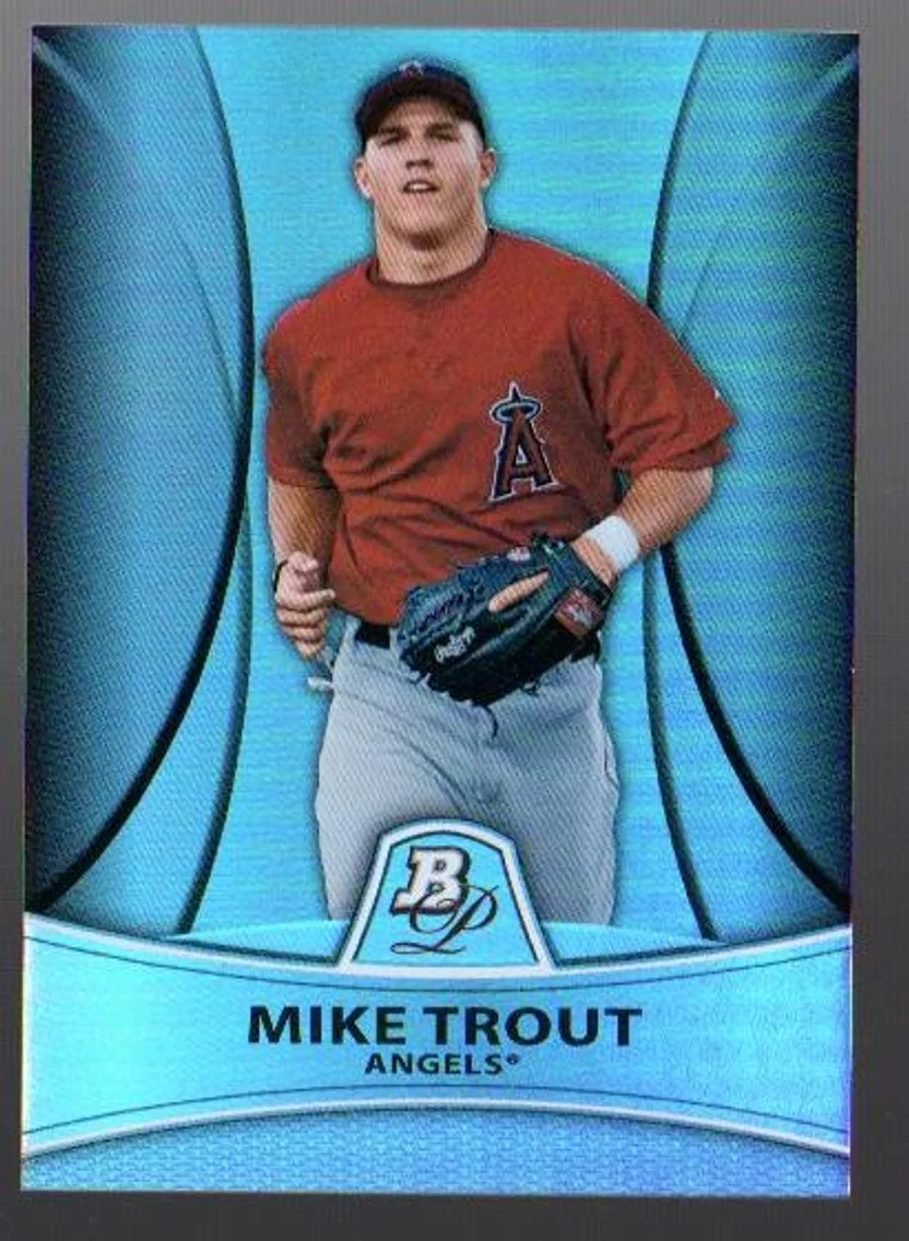 2010 #PP5 Mike Trout BGS 8.5 Bowman Platinum Prospects Refractors Thick Stock