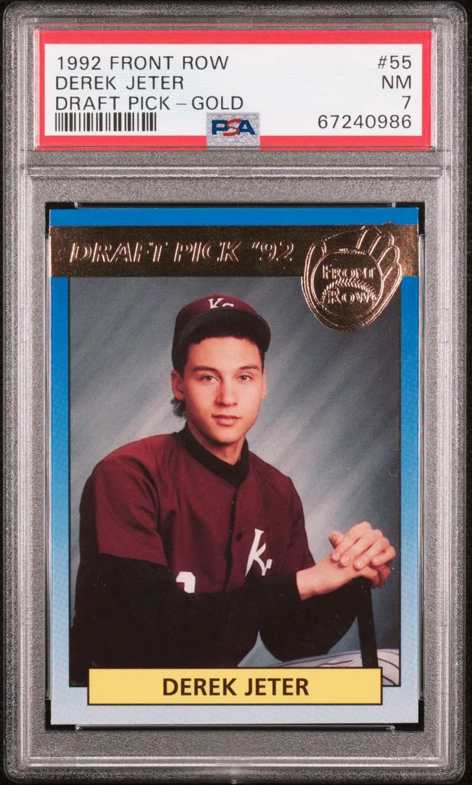 1992 #55 Derek Jeter PSA 7 Front Row Draft Picks