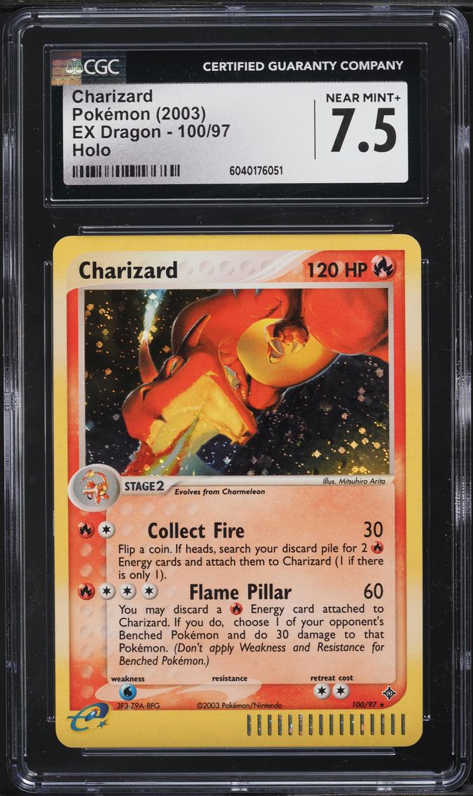 2003 #100 Charizard-Holo CGC 7.5