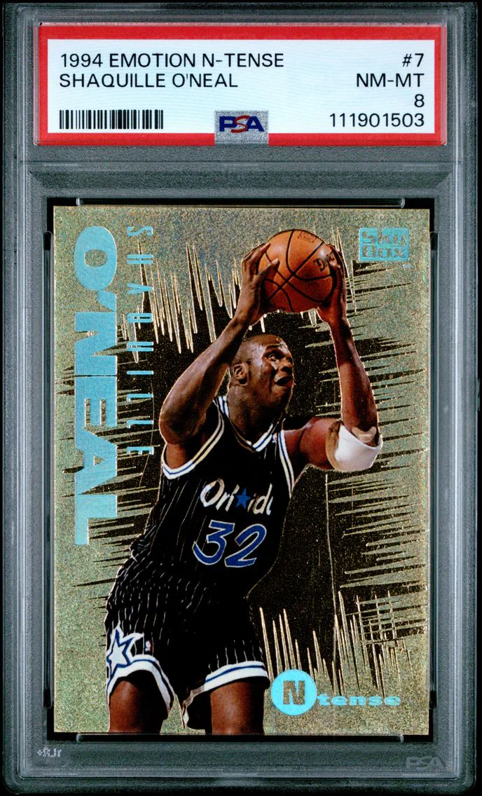 1994 #7 Shaquille O'Neal PSA 8 E-Motion N-Tense