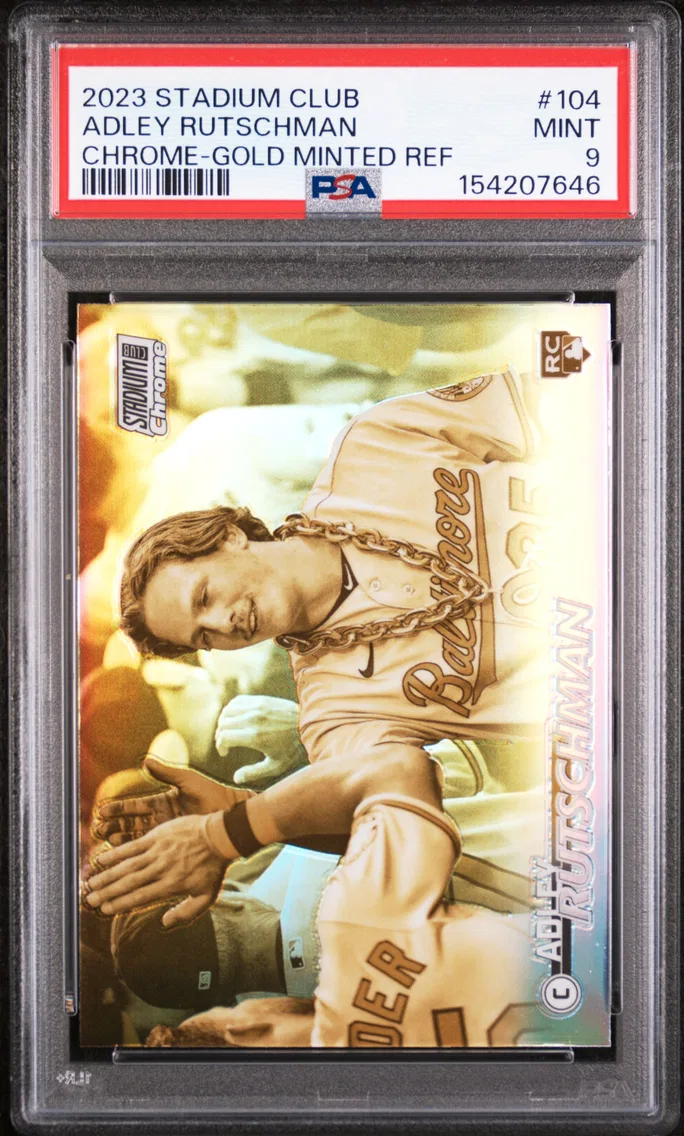 2023 #104 Adley Rutschman PSA 9 Topps Stadium Club