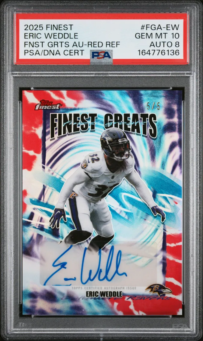 2025 #FGA-EW Eric Weddle PSA 10 