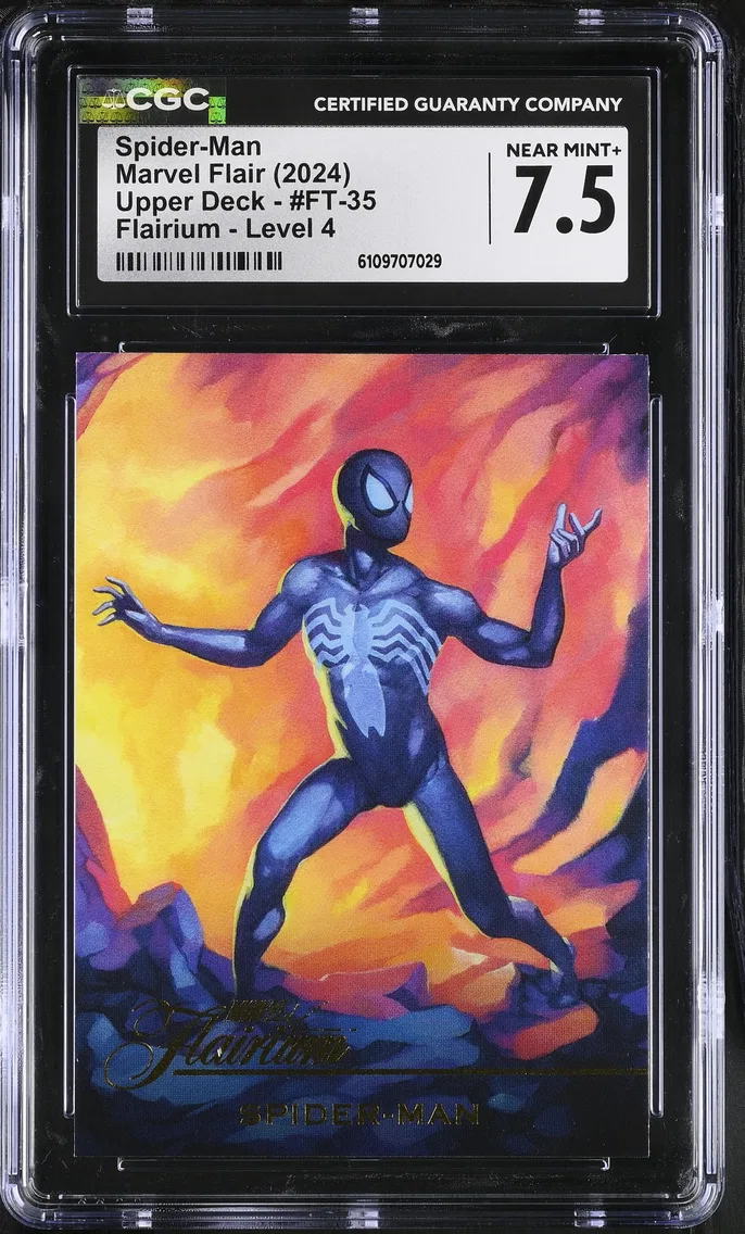 2024 #FT-35 Spider-Man CGC 7.5 Marvel Flair (2024 Upper Deck) - English