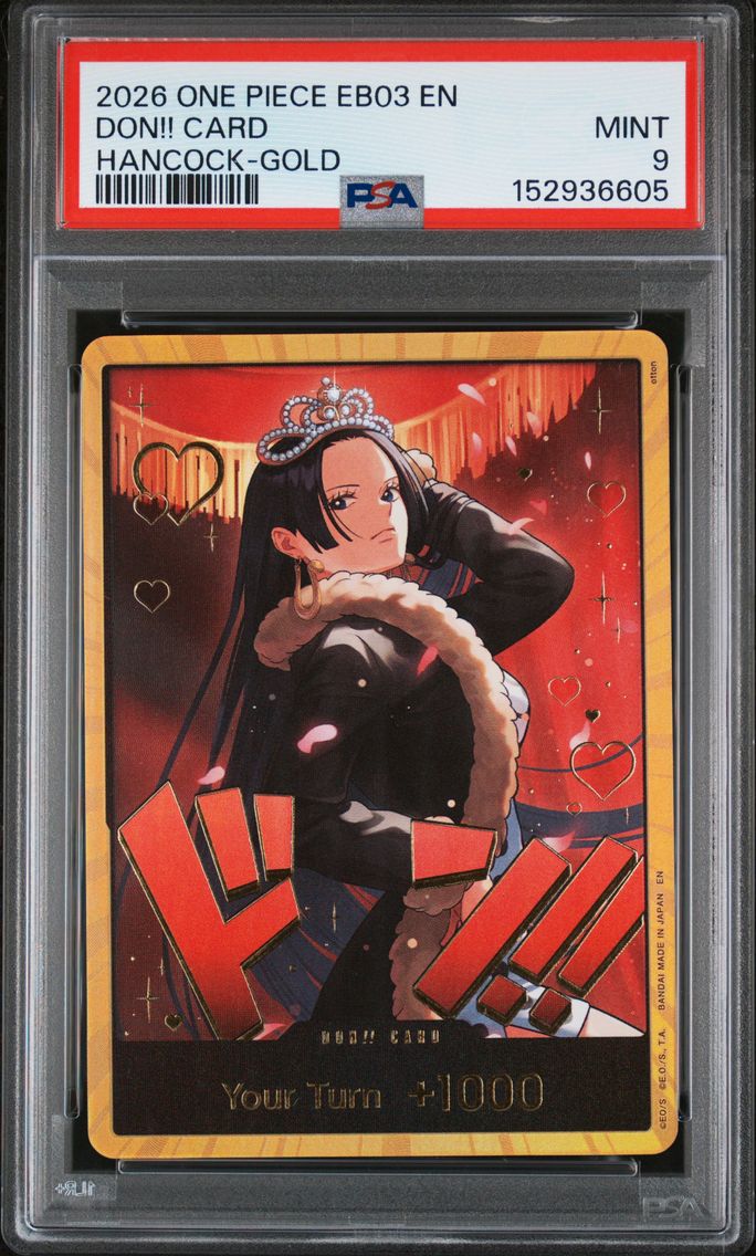 2026 #NA Don!! Card PSA 9 One Piece EB03-Extra Booster -One Piece Heroines Edition-