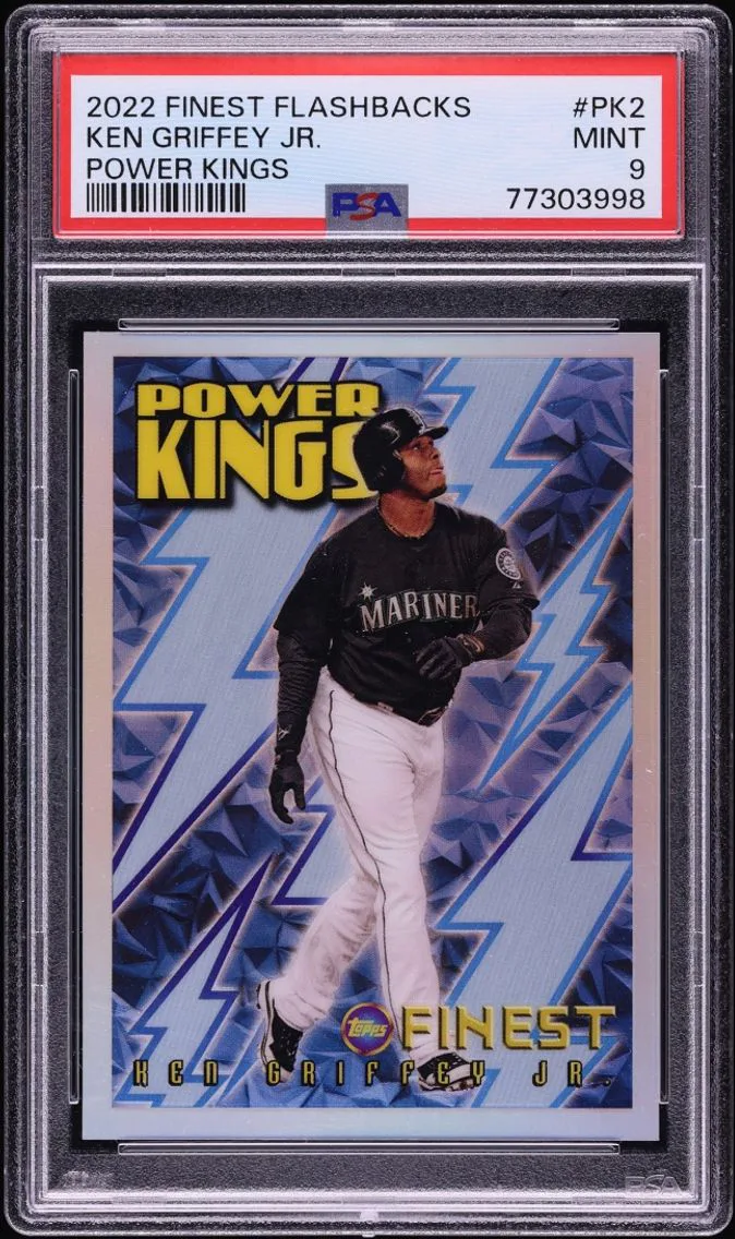 2022 Finest Flashbacks Power Kings Ken Griffey Jr. #PK-2 PSA 9 MINT