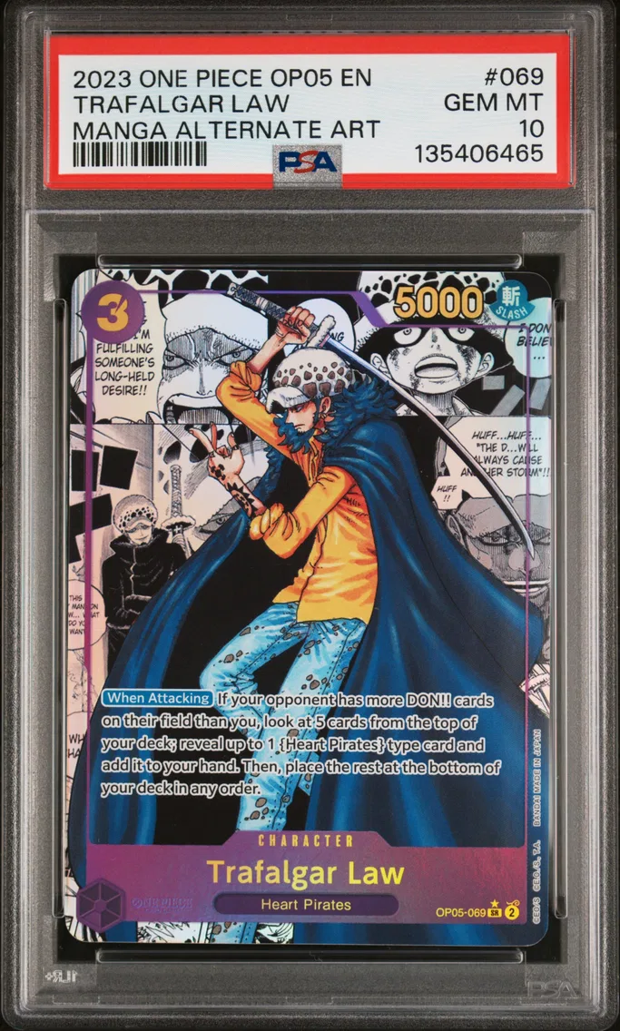 2023 #069 Trafalgar Law PSA 10 O