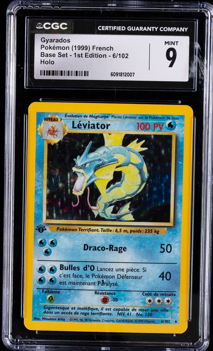 1999 #6 Gyarados CGC 9 Base Set