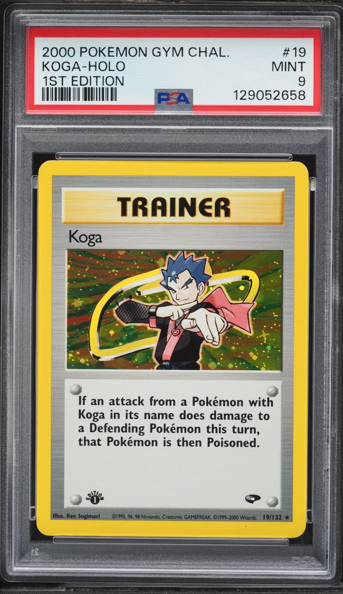 Gym Challenge Holo 1st Edition Koga MINT