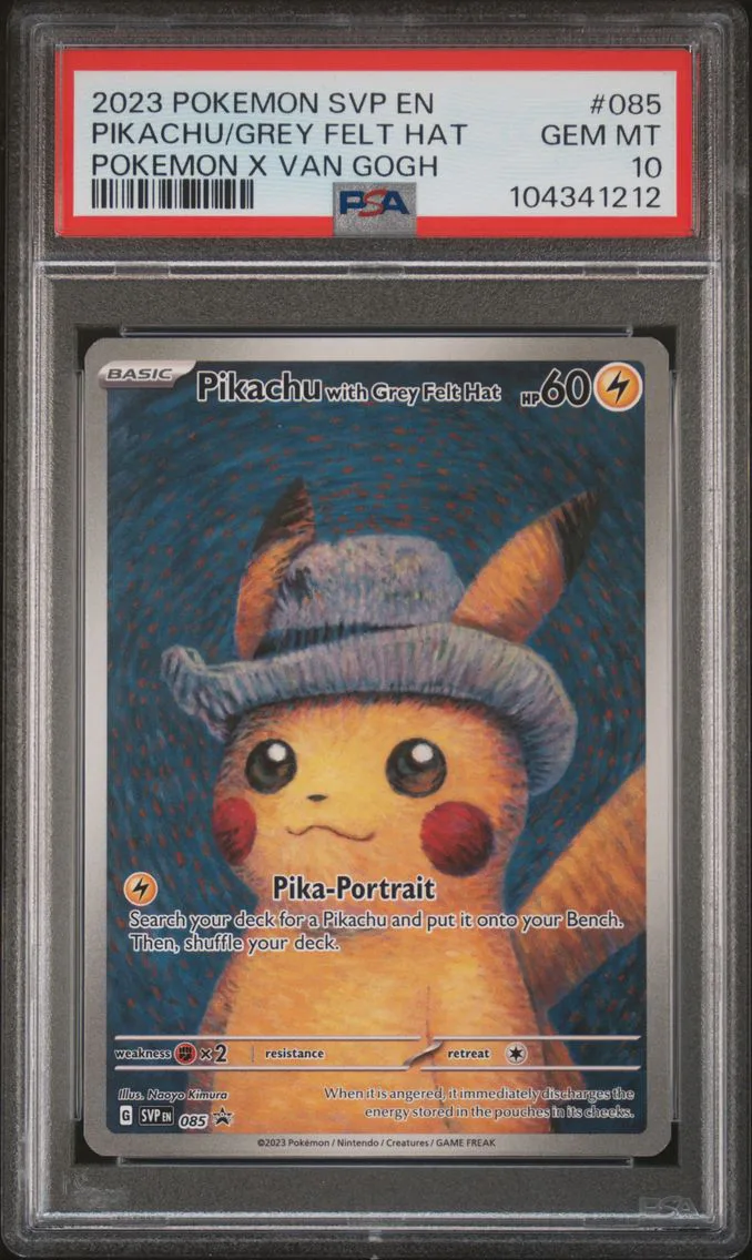 2023 #085 Pikachu With Grey Felt Hat PSA 10 Svp EN-SV Black Star Promo Pokemon
