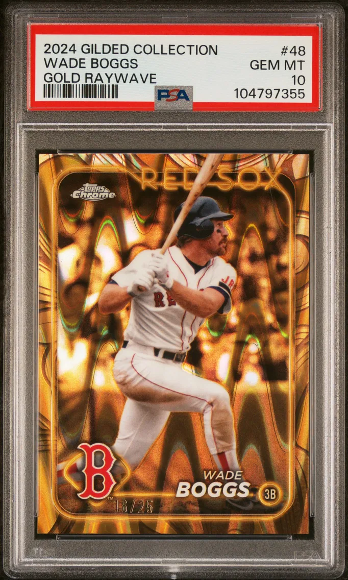 2024 #48 Wade Boggs PSA 10 Topps Gilded Collection