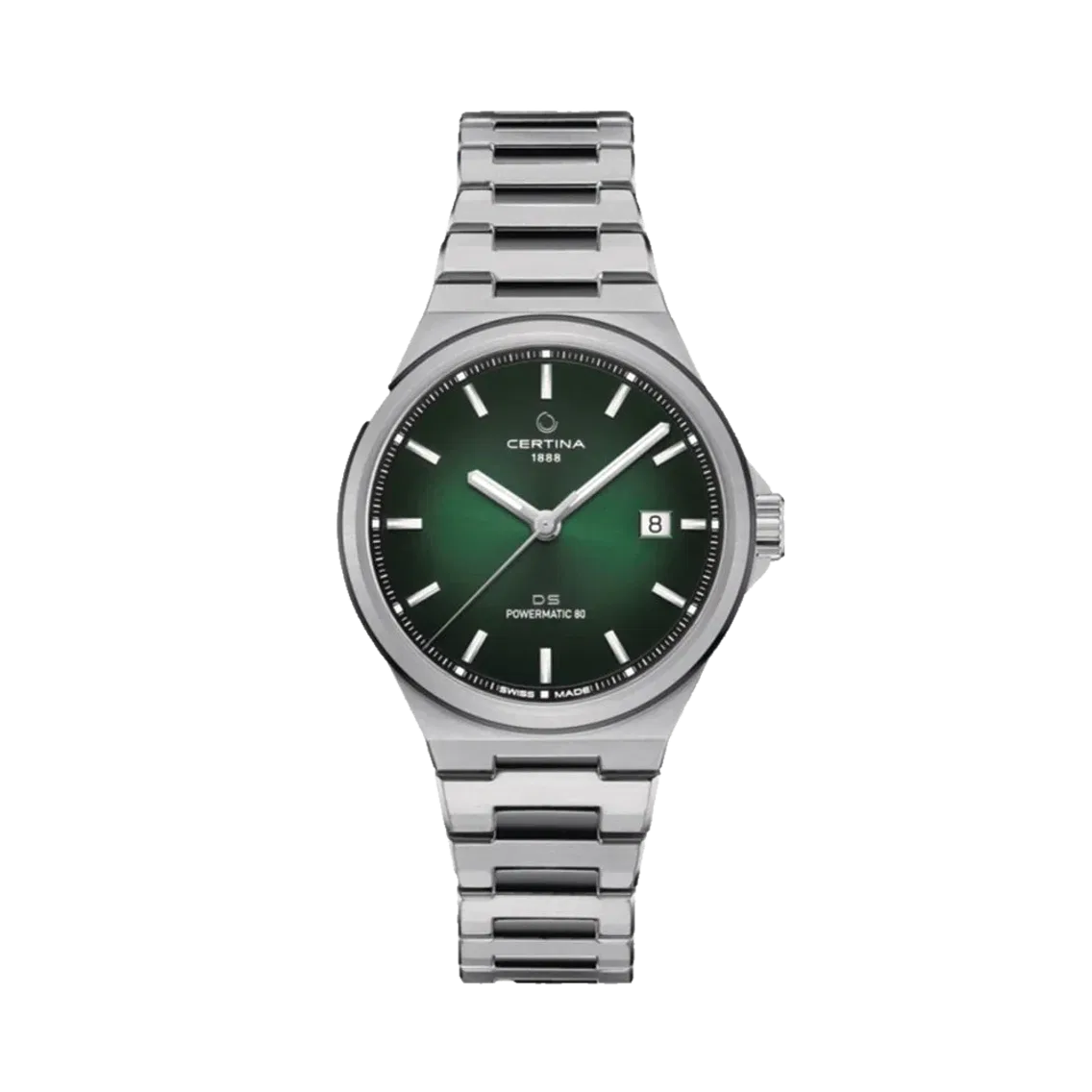 Certina DS-7 Powermatic 80 39mm - Green on Bracelet
