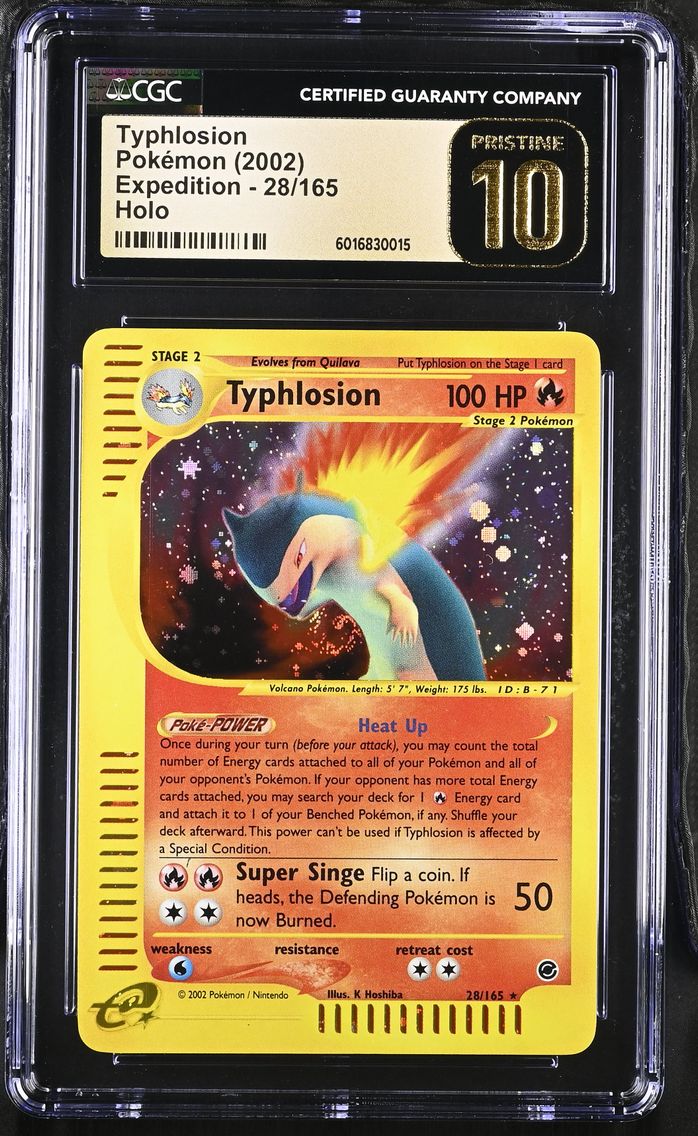 2002 #28 Typhlosion CGC 10 Prist