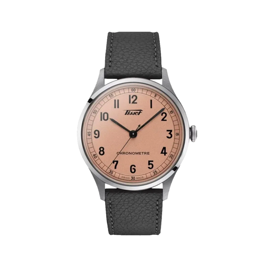 Tissot Heritage 1938 COSC 39mm - Salmon on Leather Strap