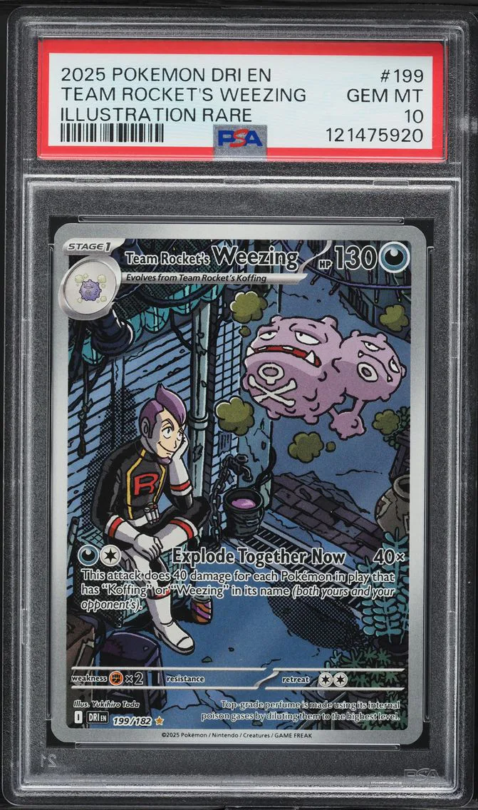 2025 #199 Team Rocket's Weezing