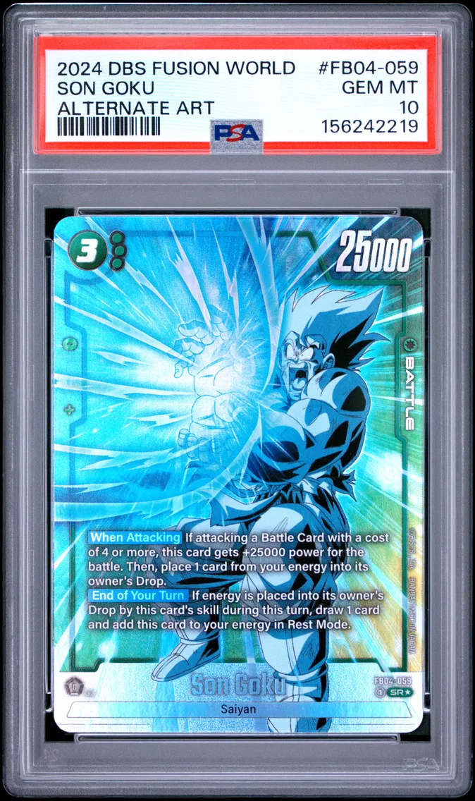 2024 #FB04-059 Son Goku PSA 10 Dragon Ball Super Card Game Fusion World Ultra Limit