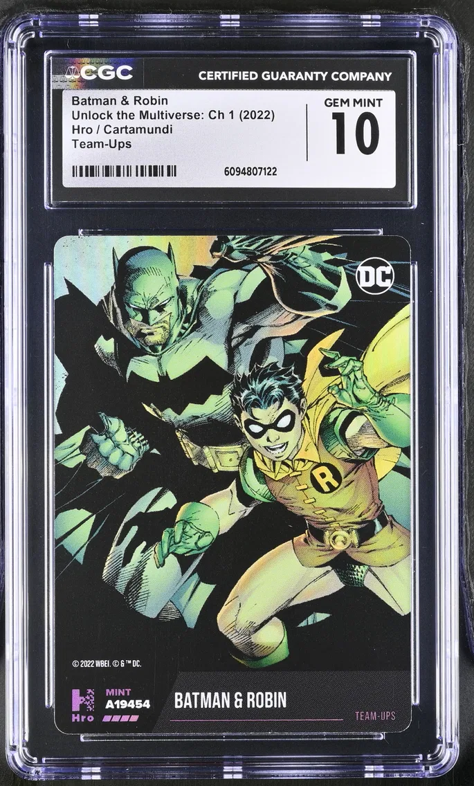 2022 #NA Batman & Robin CGC 10 Unlock the Multiverse: Ch 1 - English