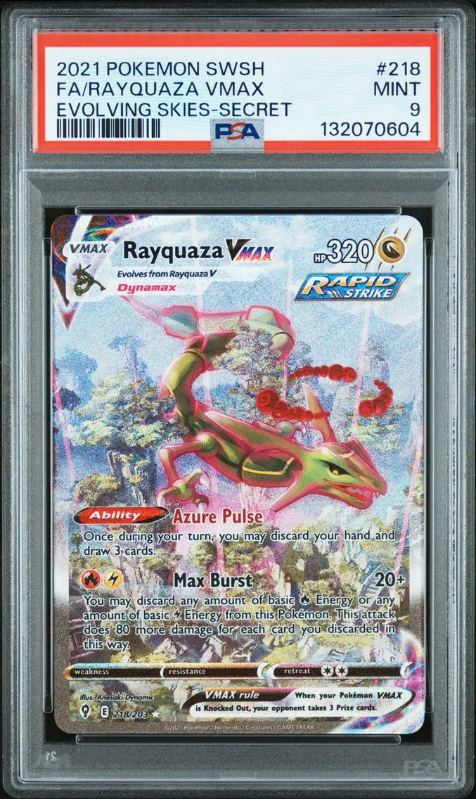 2021 #218 Full Art/Rayquaza Vmax