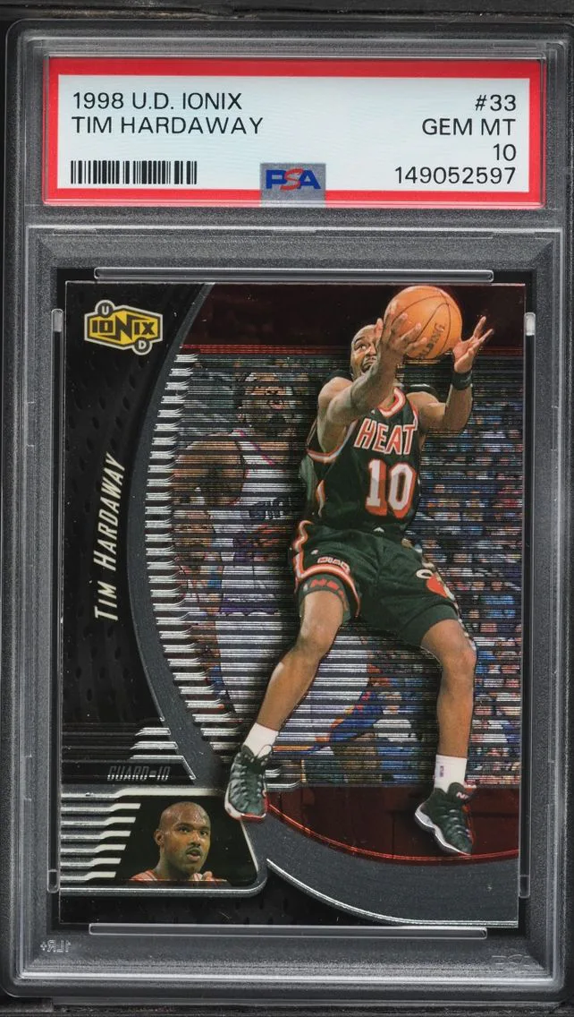 1998 #33 Tim Hardaway PSA 10 Upper Deck Ionix