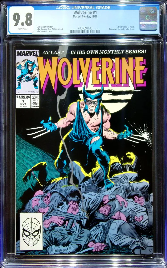 1988 Wolverine #1 CGC 9.8 Marvel Comics
