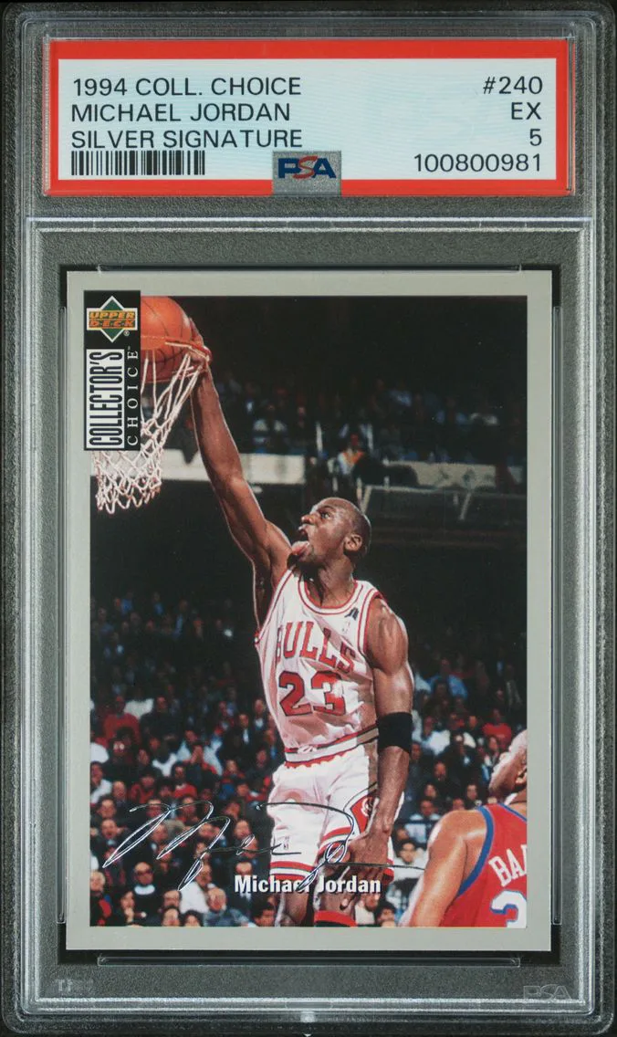 1994 #240 Michael Jordan PSA 5 Collector's Choice