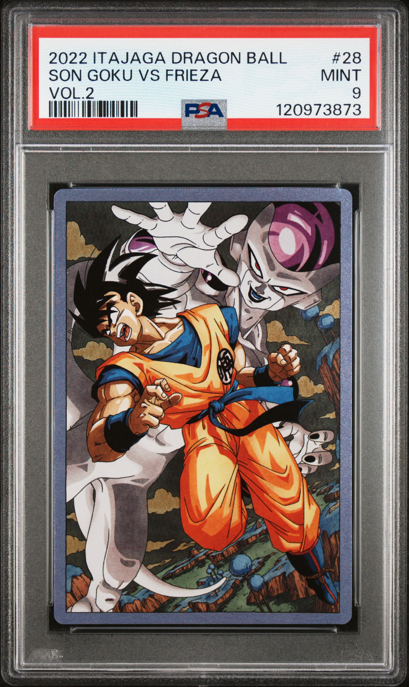 2022 #28 Son Goku Vs Frieza PSA 9 Itajaga Dragon Ball Vol.2