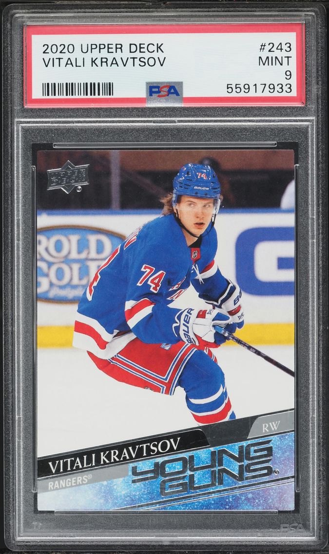2020 #243 Vitali Kravtsov PSA 9 Upper Deck Hockey