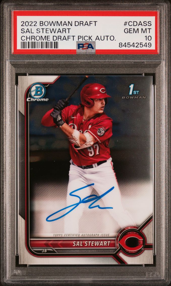 2022 #CDASS Sal Stewart PSA 10 B