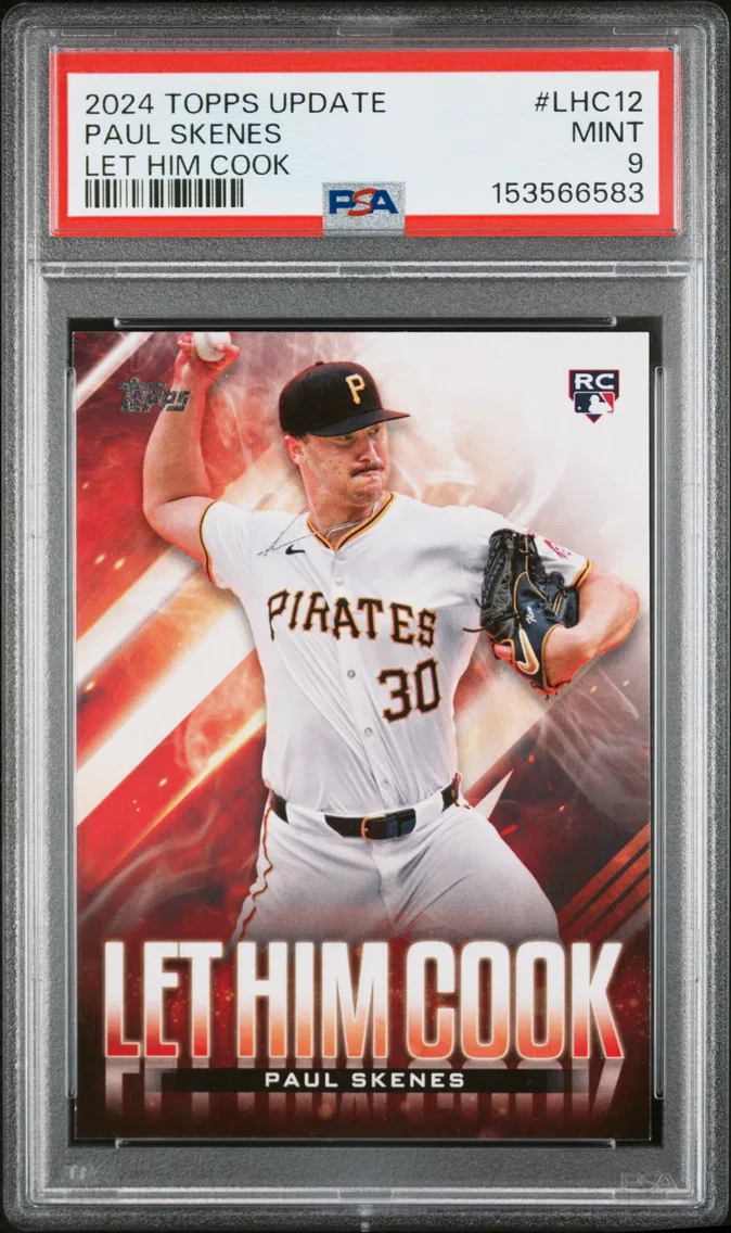 2024 #LHC12 Paul Skenes PSA 9 Topps Update Let Him Cook