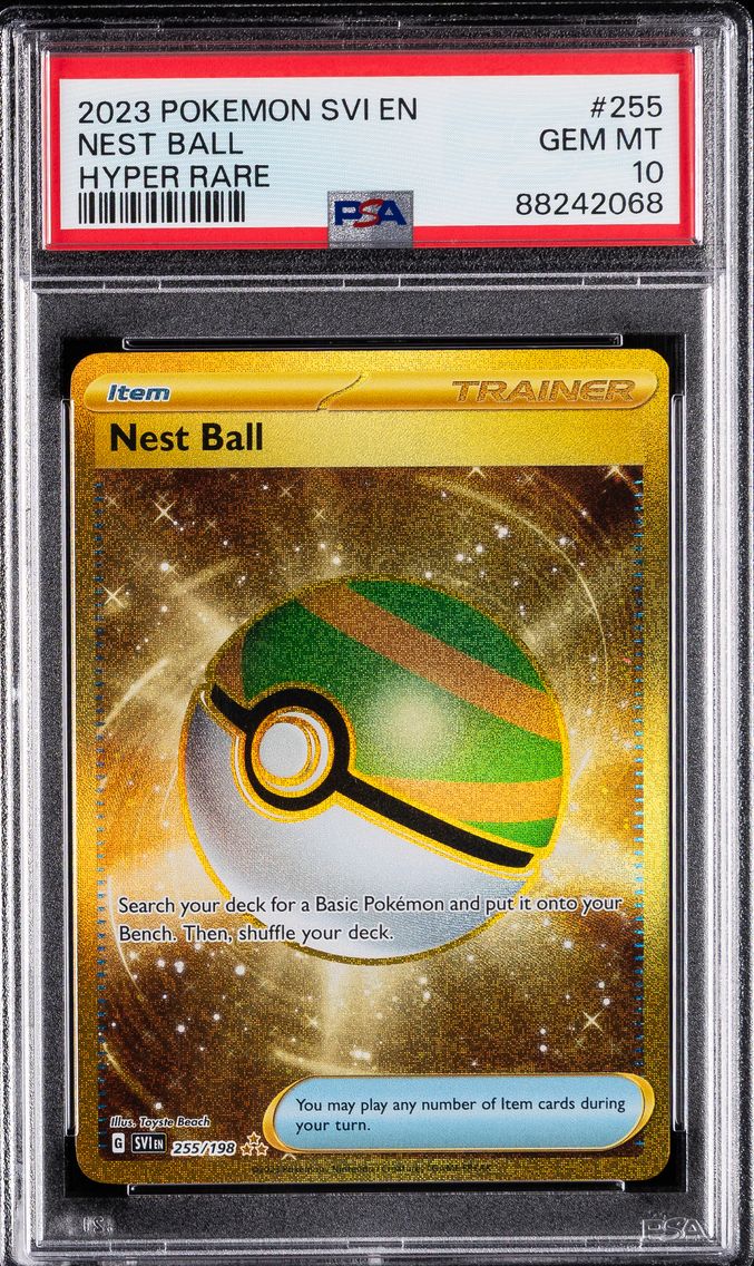 2023 #255 Nest Ball PSA 10 Svi EN-Scarlet & Violet Pokemon