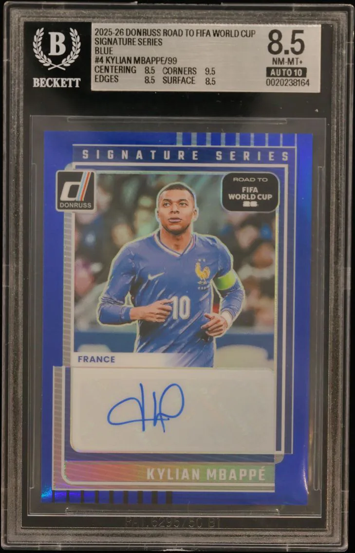 2025 #4 Kylian Mbappe/99 BGS 8.5