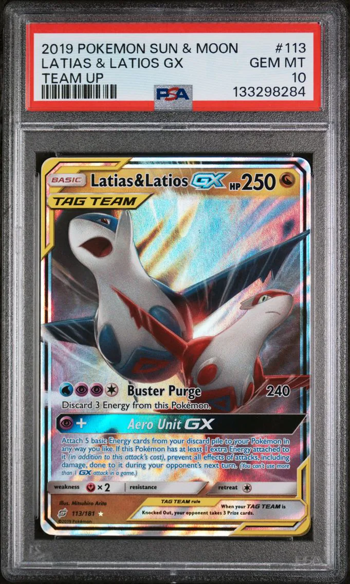 2019 #113 Latias & Latios GX PSA