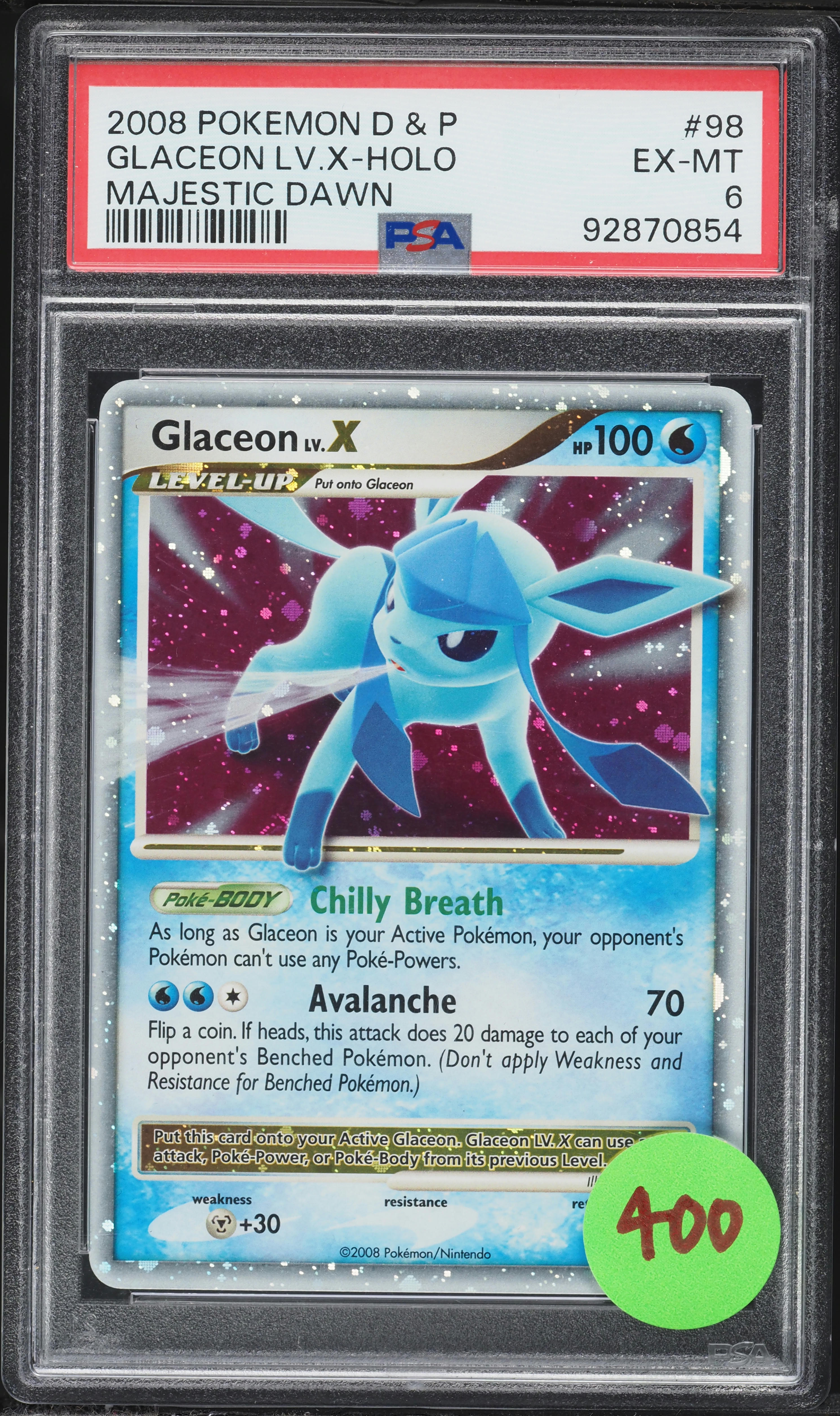 Glaceon LV.X-Holo